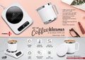 Auto-Cut Induction Coffee Warmer | SS Mug & Lid Set