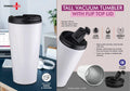 Tall 6-Hr Thermal Series | Flip-Top Stainless Steel Mug