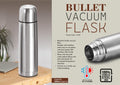 Bullet 304 Grade Series | Premium Cap-Integrated Vacuum Flask