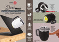 DuraMug Oval-Handle Suction | Spill-Proof Stainless steel Mug