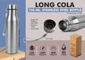 Natural Long Cola 750 | Stainless Steel Carry-Strap Bottle
