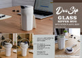 DuoSip Flip-Top Glass Mug | Soft-Strap Protective Body