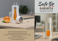 SafeSip Metal-Plate Series | Glass Bottle & Plastic Outer Body