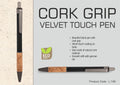 Velvet-Touch Cork Grip | Premium Professional Signature Pen