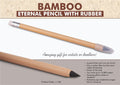 Bamboo Eternal Pencil | Sustainability Rubber-Integrated Lead