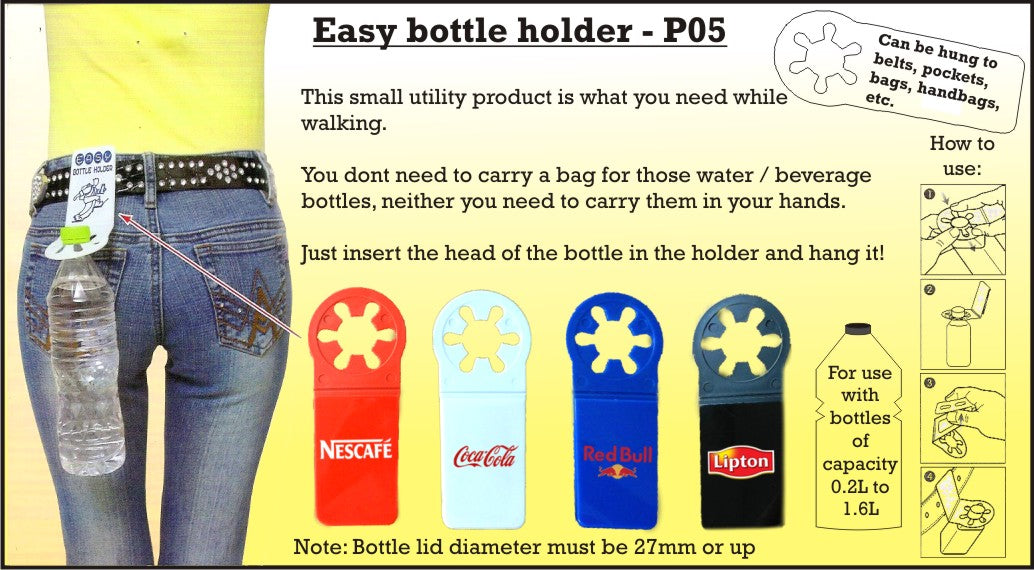 Universal Easy Bottle Holder | Portable Hydration Accessory