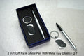 Premium Metal Signature Duo | Pen & Metal Keychain Set