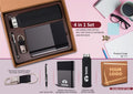 Dual-Tone 4-in-1 Ensemble | Metal Keychain, Bottle & Notebook