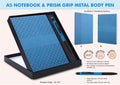 Prism Metal Professional Duo | Blue A5 PU Notebook Set