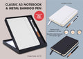 Elastic Professional Duo | A5 Notebook & Metal Bamboo Pen