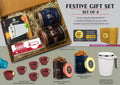 Large Suction Mug & Popcorn Trio | 4-Pc Festive Grand Set