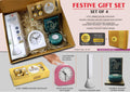 Folding COB Lamp & Night Clock | 4-Pc Festive Gourmet