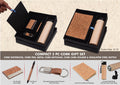 Cork Keychain & Insulated Bottle | 5-Pc Eco Executive Set