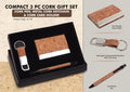Cork Professional Signature Trio | Pen, Keychain & Card Holder