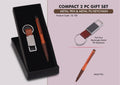 Premium Metal PU Signature Duo | Pen & Keychain Set