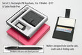 Rectangle PU Signature Trio | 3-in-1 Wallet & Satin Pen Set