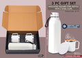 Hexa Insulated Steel Trio | Premium Bottle & Cup Set