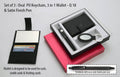 Oval PU Signature Trio | 3-in-1 Wallet & Satin Pen Set