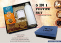 SS Bottle & Cookies Gourmet | 5-Pc Festive Celebration Set