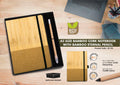 Bamboo & Cork Sustainable Series | Eternal Pencil & Notebook