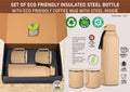 Square Eco Ensemble | 3-Pc Insulated Stainless steel Set