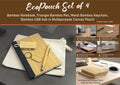 EcoPouch Bamboo Essentials| 4-Pc Travel Utility Signature Set
