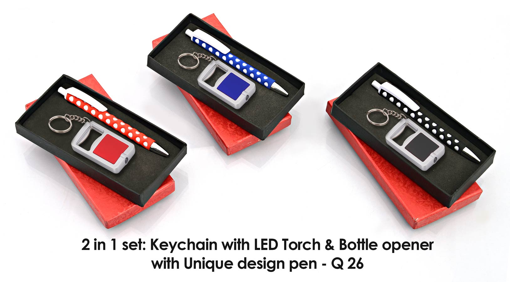 Key Chain Torch Opener Duo | Webbing Circle Novelty Set