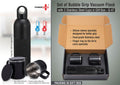 Bubble Grip Vacuum Flask Duo | 3-Pc Premium Gifting Set