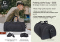 D-Shape Folding Duffel | Cabin-Size compliant Travel Suite