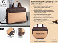 Two-Tone Cork Professional | Premium Sustainable Laptop Bag
