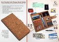 Cork Cheque-Book & Passport Suite | SIM-Safe Travel Holder