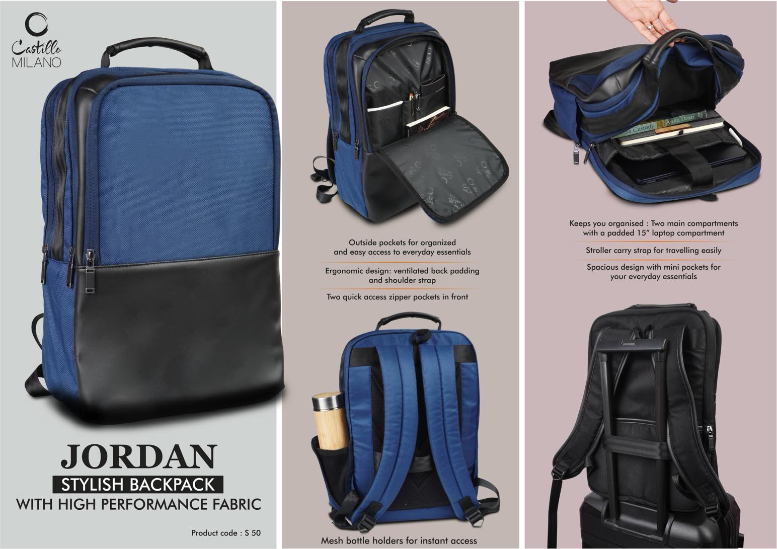 Jordan Padded Tech Series | Stylish High-Performance Backpack