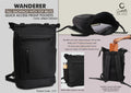 Wanderer Urban Top-Belt Suite | Quick-Access Tall Backpack