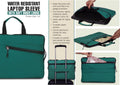 Teal Water-Resistant Sleeve | Soft Inner Lining Gadget Protection