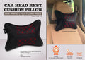 Bow-Shaped Head Rest Comfort | Poly-Fill Car Cushion Pillow